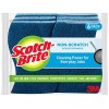 Scotch-Brite Non-Scratch Scrub Sponges, 6 Scrub Sponges, Lasts 50% Longer than the Leading National Value Brand