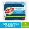 Scotch-Brite Non-Scratch Scrub Sponges, 6 Scrub Sponges, Lasts 50% Longer than the Leading National Value Brand