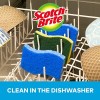 Scotch-Brite Non-Scratch Scrub Sponges, 6 Scrub Sponges, Lasts 50% Longer than the Leading National Value Brand