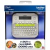 Brother P-touch, PTD210, Easy-to-Use Label Maker, One-Touch Keys, Multiple Font Styles, 27 User-Friendly Templates, White