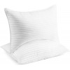 Beckham Hotel Collection Gel Pillow (2-Pack) - Luxury Plush Gel Pillow - Dust Mite Resistant & Hypoallergenic - Queen