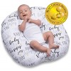 Boppy Original Newborn Lounger, Hello Baby Black and Gold