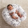 Boppy Original Newborn Lounger, Hello Baby Black and Gold