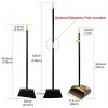 Broom and Dustpan/Broom with Dustpan Combo Set,Standing Dustpan Dust Pan with Long Handle 40"/52" for Home Kitchen Room Office Lobby Indoor Floor Cleaning Broom Dustpan Set Upright