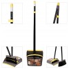 Broom and Dustpan/Broom with Dustpan Combo Set,Standing Dustpan Dust Pan with Long Handle 40"/52" for Home Kitchen Room Office Lobby Indoor Floor Cleaning Broom Dustpan Set Upright