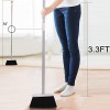 Broom and Dustpan/Broom with Dustpan Combo Set,Standing Dustpan Dust Pan with Long Handle 40"/52" for Home Kitchen Room Office Lobby Indoor Floor Cleaning Broom Dustpan Set Upright