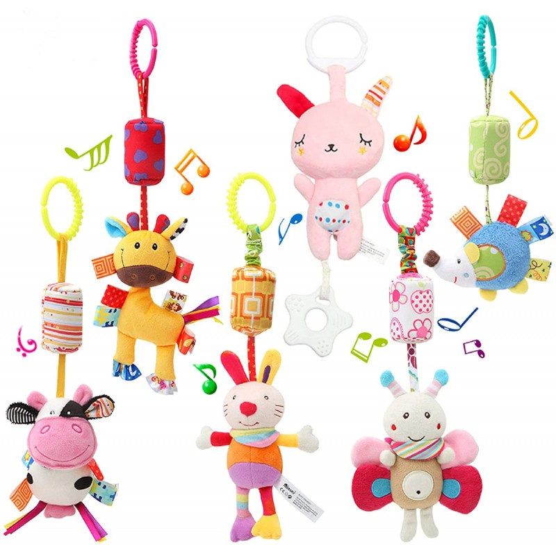 WILNARA 6 Pack Rattle Toy...