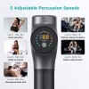 Massager Gun Deep Tissue Percussion Muscle Massage for Pain Relief, Super Quiet Portable Neck Back Body Relaxation Electric Drill Sport Massager Brushless Motor with 7 Attachment 5 Speeds Mebak3