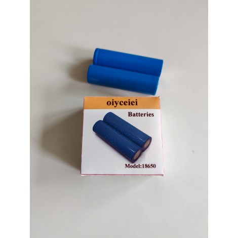 oiyceiei AA 18650 Rechargeable Batteries, Recharge Up To 1000x, Standard Capacity 2000 MAh, Pre-Charged 2PCS