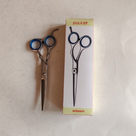 ZGLUZP Scissors Professional Hair Scissors 6.5 inch Right-Hand Razor Edge Barber Scissors Salon Hair Cutting Shears