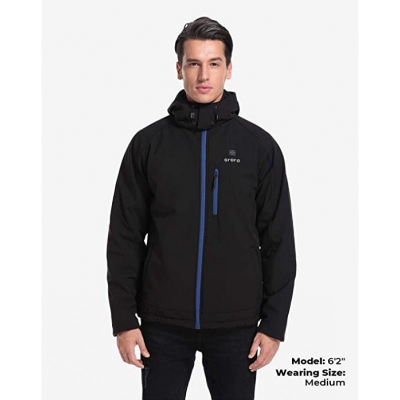 ORORO Men's Soft Shell He...